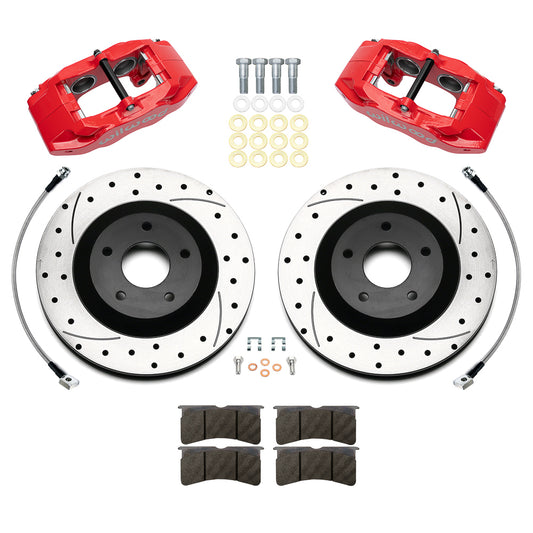 Wilwood SLC56 Front Replacement Caliper and Rotor Kit Vette 140-17669-DR