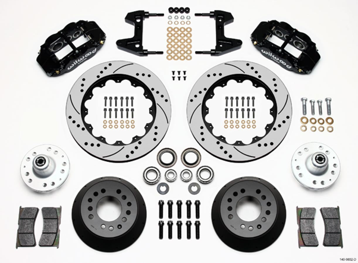 Wilwood Brake Kit Front 74-78 Pinto / Mustang Drilled 140-9802-D