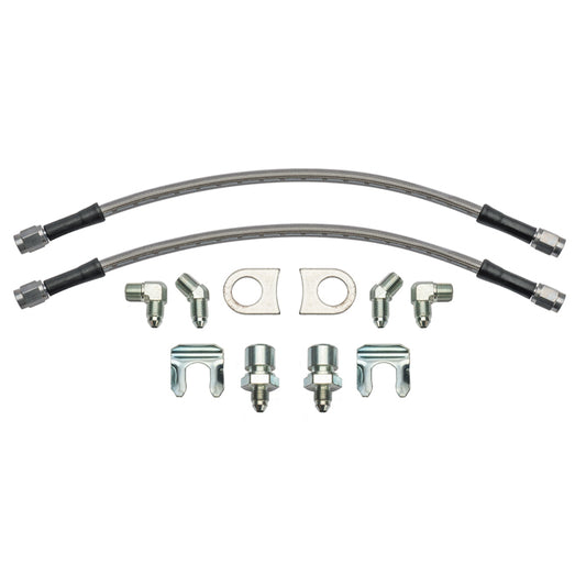 Wilwood Flexline Kit 12" 3/8-24 to 90 Degree 220-17288