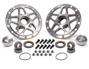 Winters Forged Aluminum Direct Mount Front Hub Kit Silver 3980C