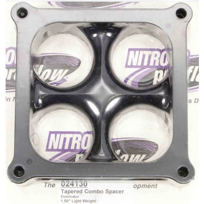 Wilson Manifolds Carburetor Spacer, 4500 1.5" 4-Hole Lightweight Tapered 024130