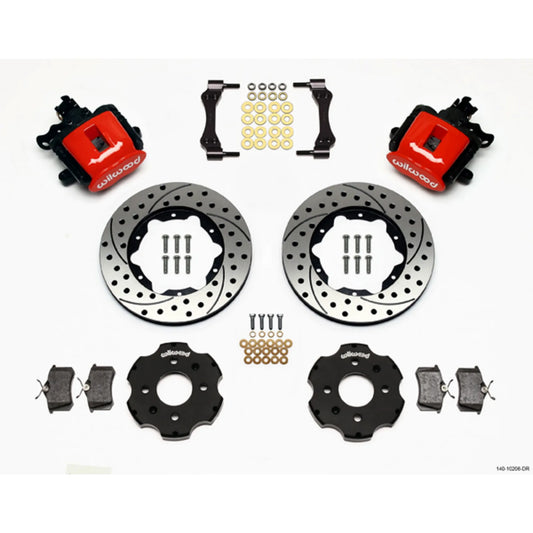 Wilwood 1990-01 Honda/Acura CPB Rear Brake Kit, 11” Drilled & Slotted 140-10206-DR