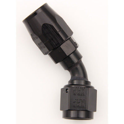 XRP #10 45-Degree Double Swivel Hose End Black