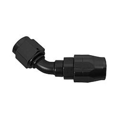XRP #12 45-Degree Double Swivel Hose End Black
