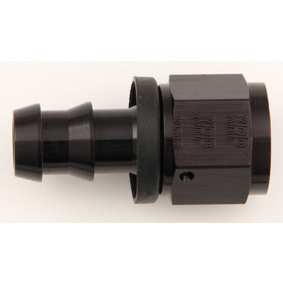 XRP #10 Straight Push-On Hose End Black