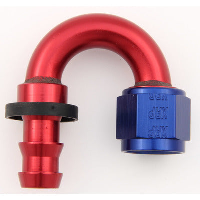 XRP #6 180-Degree Push-On Hose End