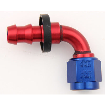 XRP #10 90-Degree Push-On Hose End