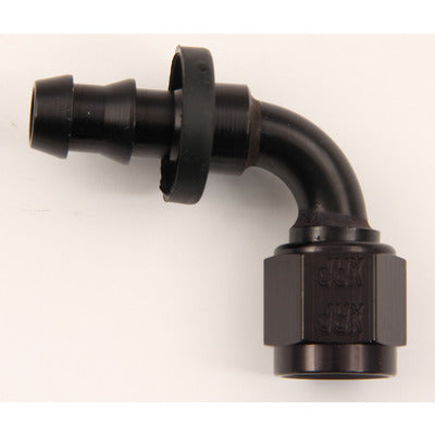 XRP #10 90-Degree Push-On Hose End Black