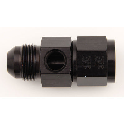 XRP #8 to #8 Female Fuel Press Adapter w/ 1/8 NPT Port