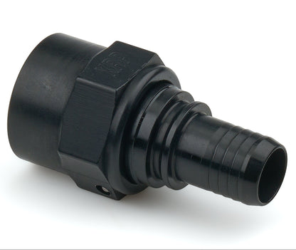 XRP RC220008TDBB -8 AN Straight Race Crimp Hose End Black