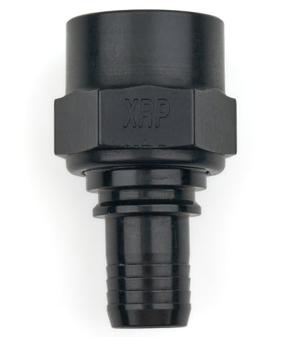 XRP RC220008TDBB -8 AN Straight Race Crimp Hose End Black