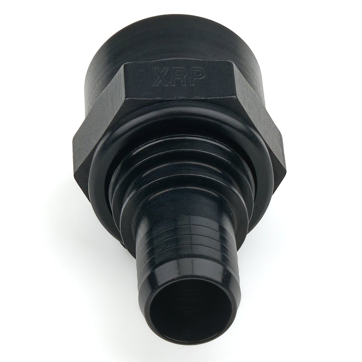 XRP RC220008TDBB -8 AN Straight Race Crimp Hose End Black