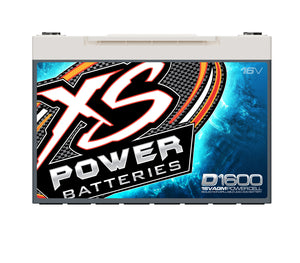 XS Power AGM Battery 16v 2 Post D1600 (front)