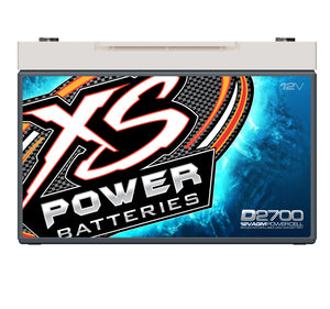 XS Power AGM Battery 12 Volt 1300A CA D2700 (front)