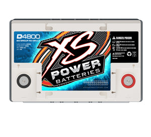 XS Power AGM Battery 12 Volt 815A CA D4800 (label)