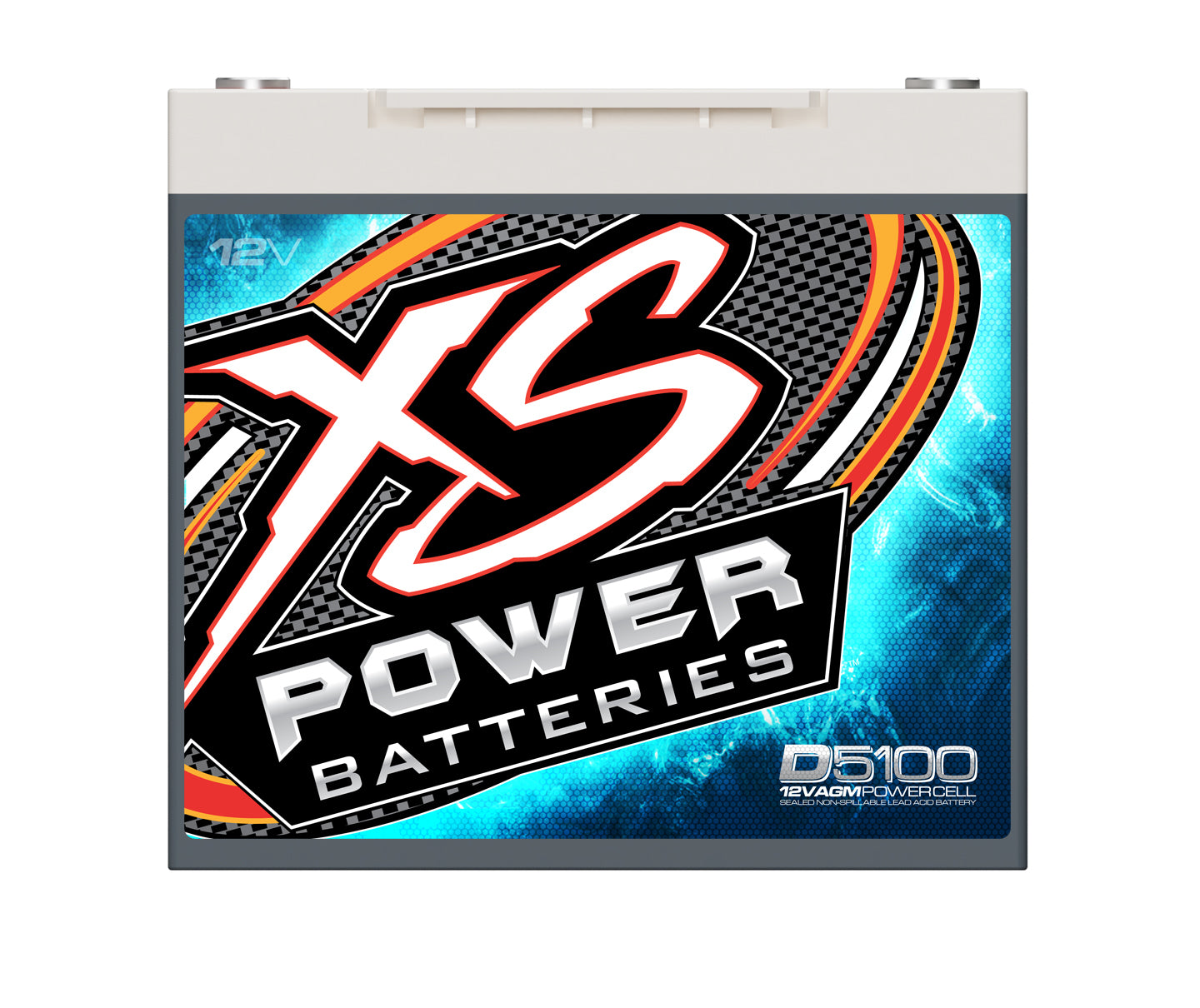 XS Power AGM Battery 12 Volt 872A CA D5100 (front)