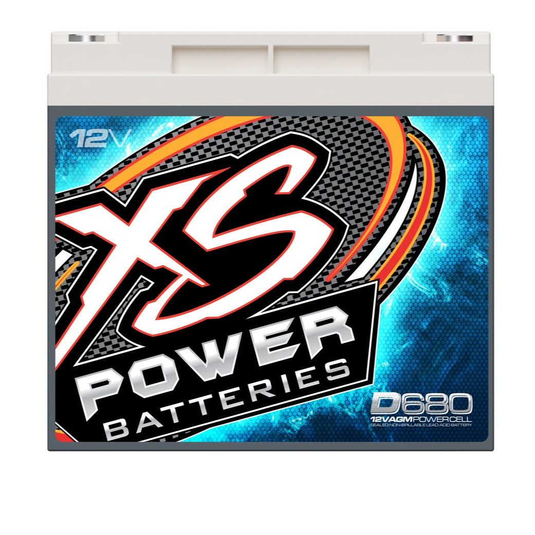 XS Power AGM Battery 12 Volt 370A CA D680 (front)