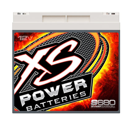 XS Power AGM Battery 12V 370A CA S680 (front)