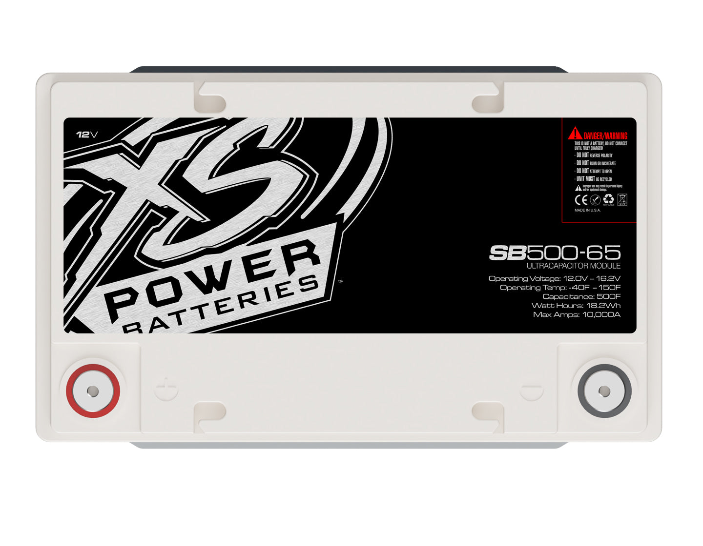 XS Power Batteries SuperBANK 12V Super Capacitor Bank Group 65 Battery