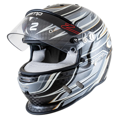 Zamp RZ-67D Carbon Helmet (Open Shield)
