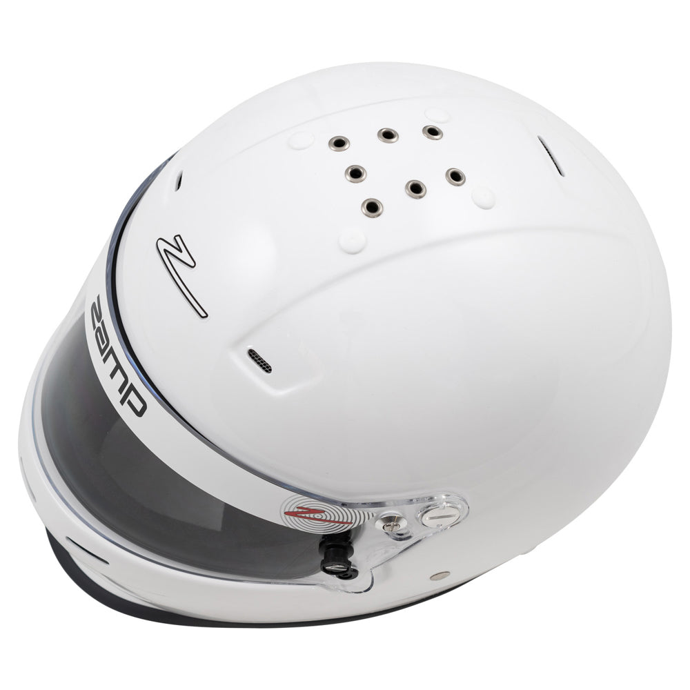 Zamp RZ-38 Helmet (Gloss White) Top