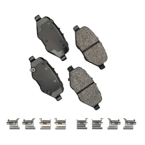 Akebono Brake Pads Rear Ford Sedan 13-19