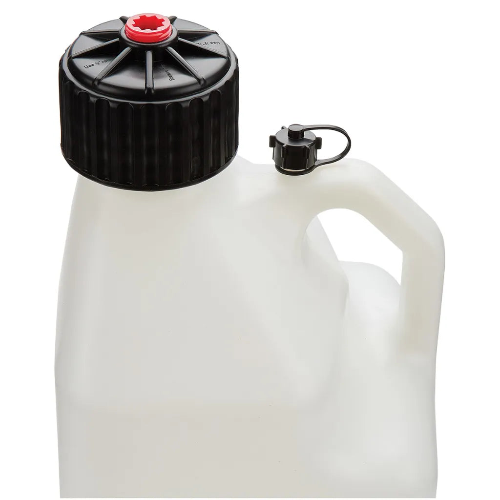 Allstar Utility Jug with Filler Hose (White, Fuel Cap)