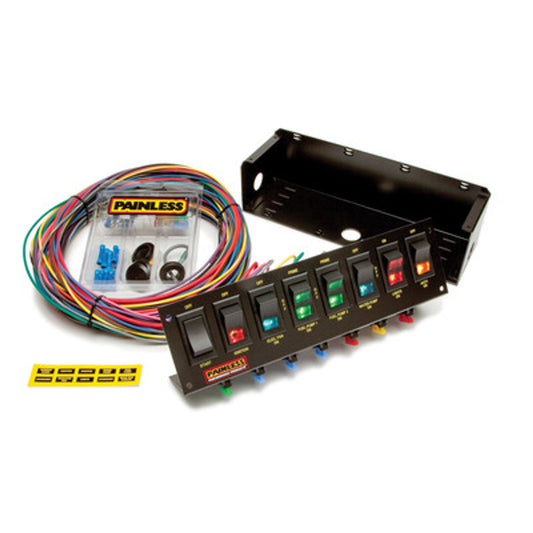 Painless 8 Switch Panel w/Harness 50303