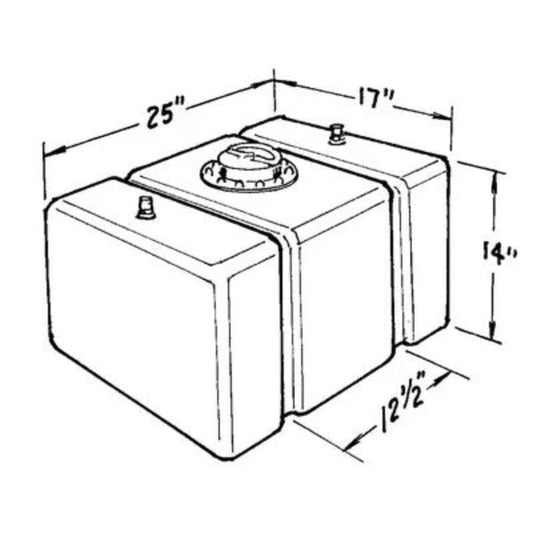 JAZ Circle Track Fuel Cell 22-Gallon
