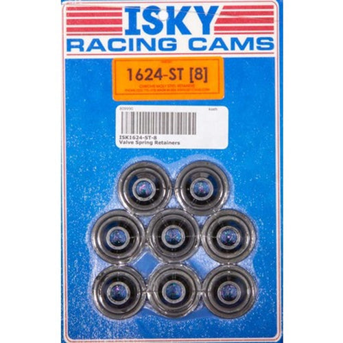 Isky Cams Valve Spring Retainers 1624-ST-8 (8pk)