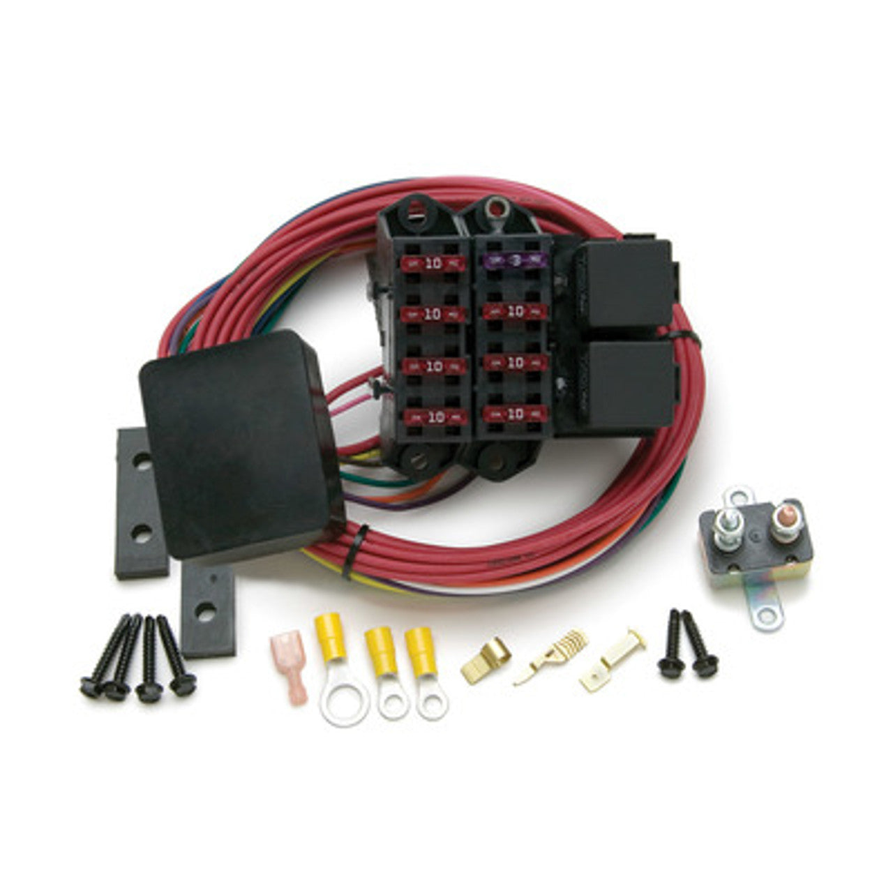 Painless 7 Circuit Fuse Block Weather Resistant 70217