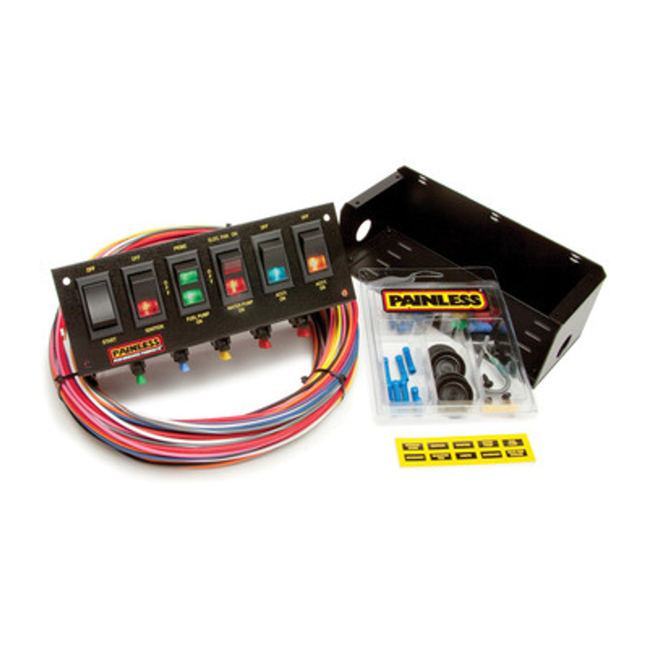 Painless 6 Switch Panel w/Harness 50302