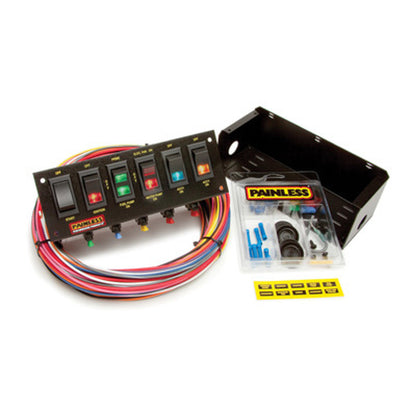 Painless 6 Switch Panel w/Harness 50302