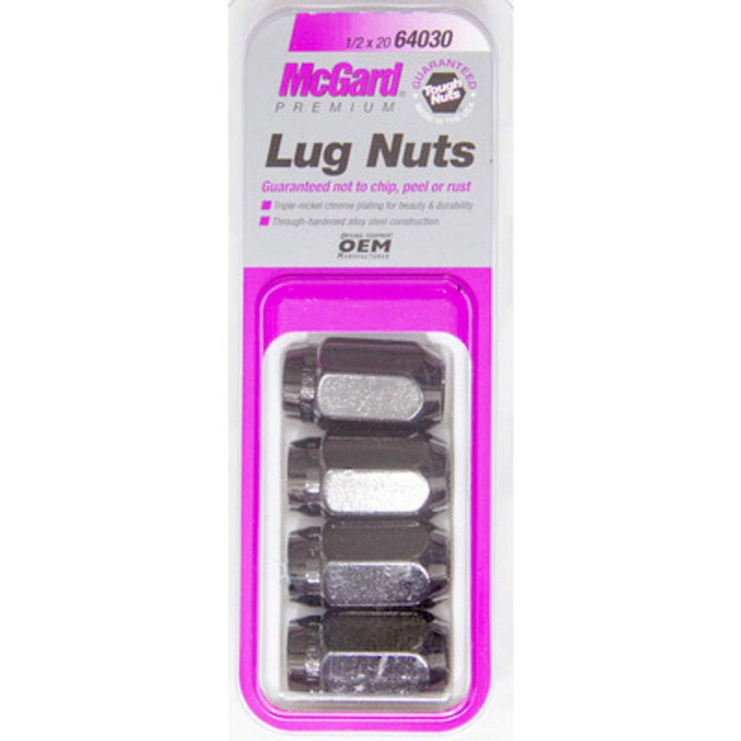 McGard Lug Nuts 1/2-20 Black Cone Seat 