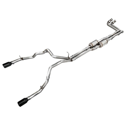 AWE 3.0TT Dual Black Tips, 25+ Ram 1500