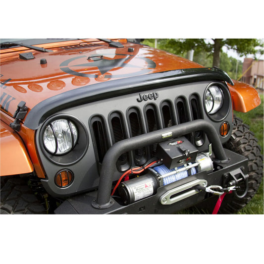 Rugged Ridge Wraparound Bug Deflector, 2007-18 Jeep Wrangler