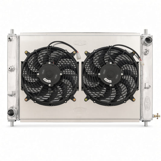 Cold Case Radiator and Fan LMM573-5K, 97-04 Mustang