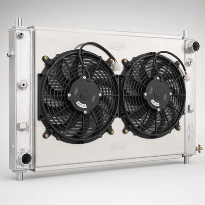 Cold Case Radiator and Fan LMM573-5K, 97-04 Mustang