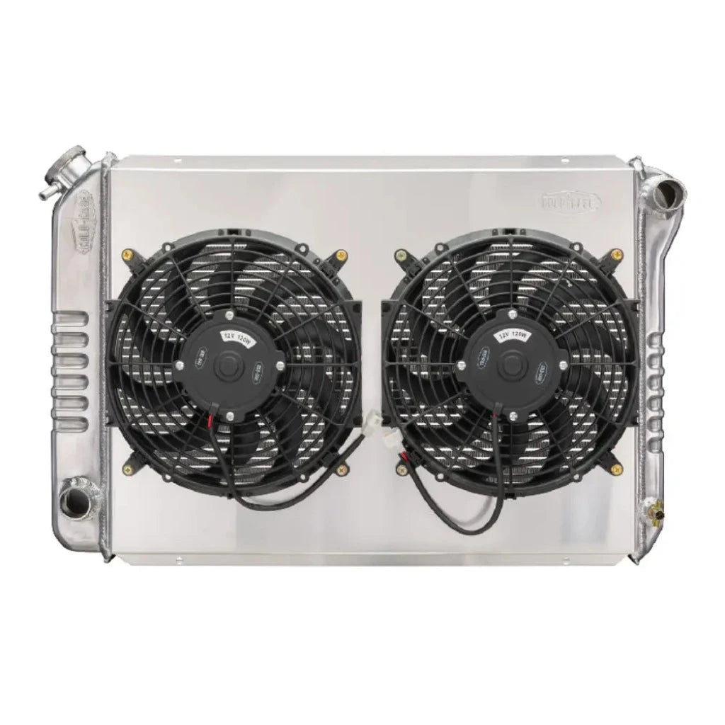 Cold Case Aluminum Radiator with Fan LMM570-5K for Mustang Coyote Swap