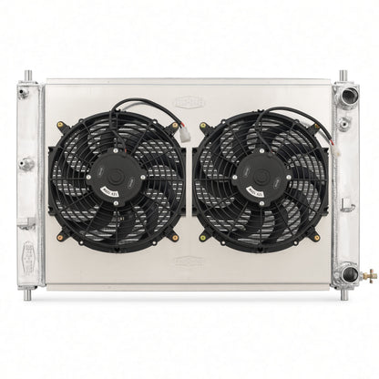 Cold Case Radiator and Fan LMM573-7K4, 97-04 Mustang