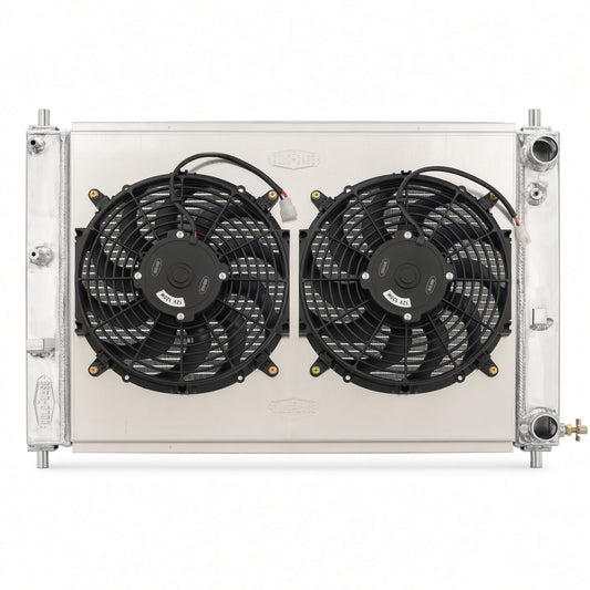 Cold Case Radiator and Fan LMM573-7K4, 97-04 Mustang