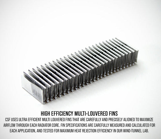 CSF Radiators High Efficiency Multi-Louvered Fins