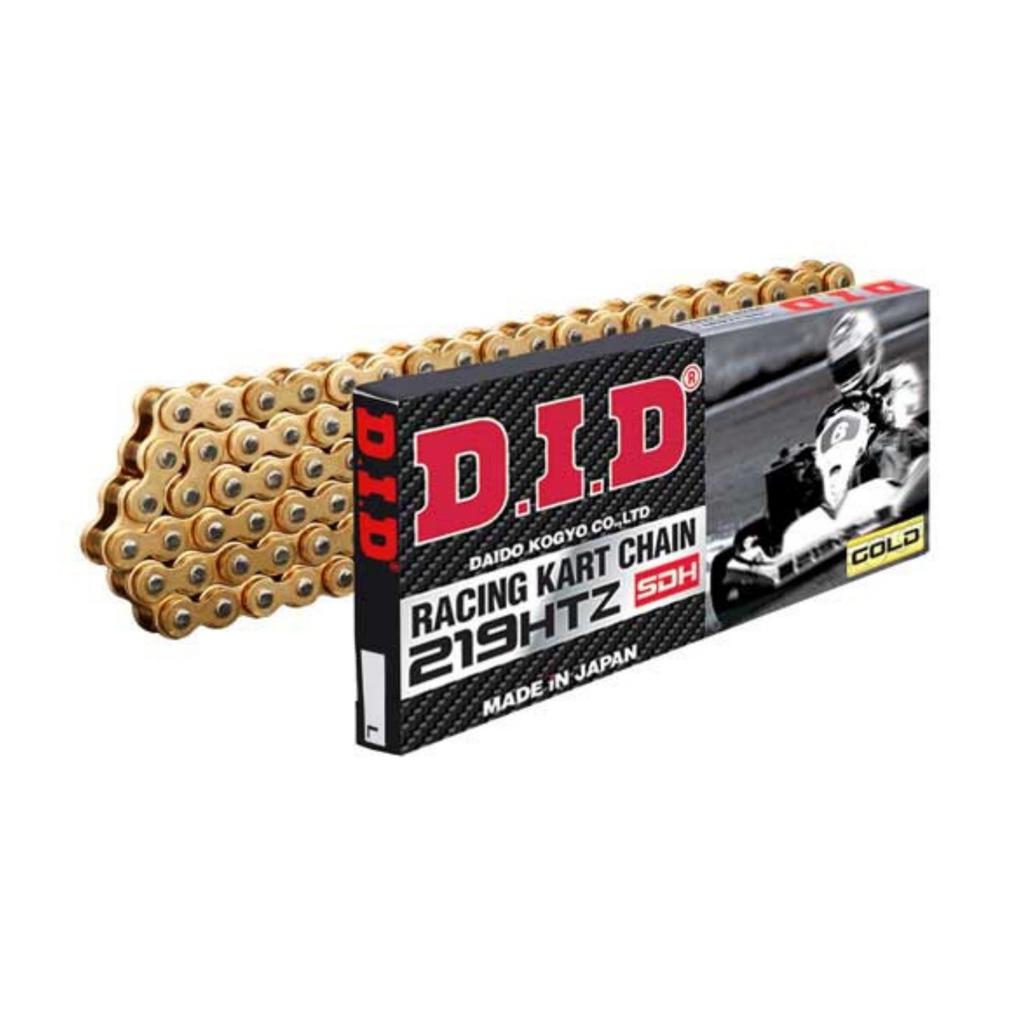 D.I.D. HTZ Gold on Gold #219 Kart Chain