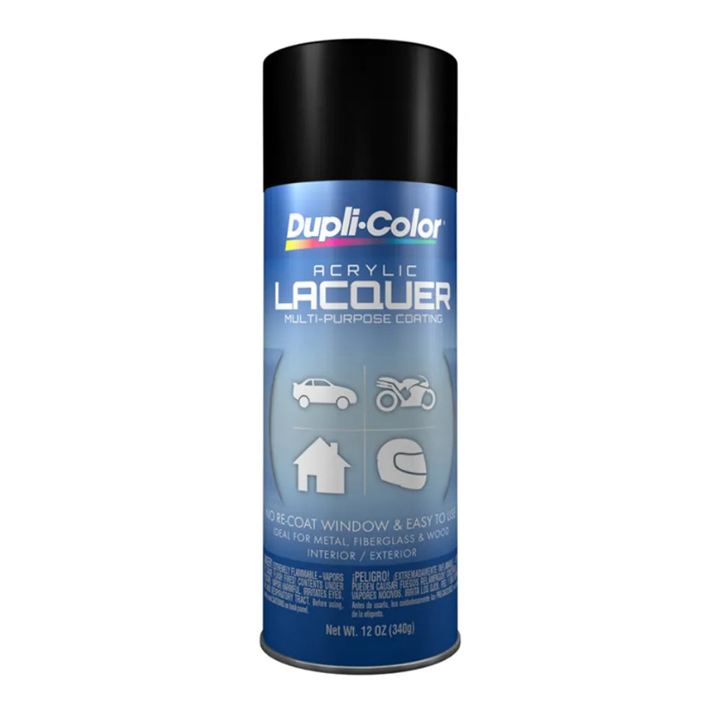 Dupli-Color Acrylic Lacquer, Flat Black