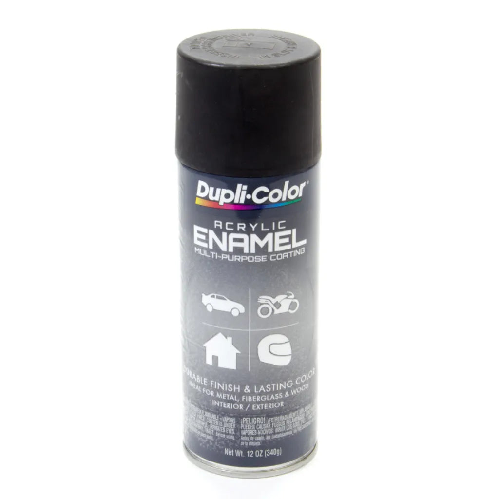 Dupli-Color Acrylic Enamel Paint, Semi Gloss Black