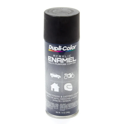 Dupli-Color Acrylic Enamel Paint, Semi Gloss Black
