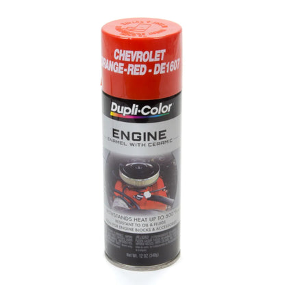 Dupli-Color Engine Enamel Paint with Ceramic, Chevy Orange/Red
