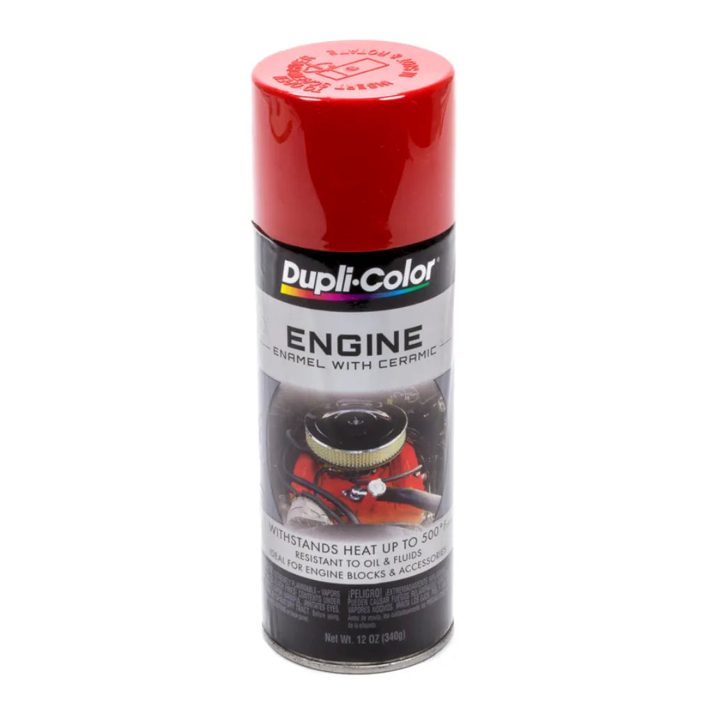 Dupli-Color Engine Enamel Paint with Ceramic, Chrysler Industrial Red