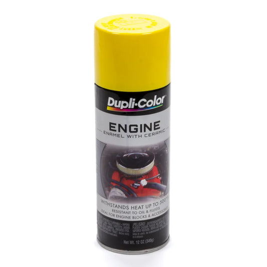 Dupli-Color Engine Enamel Paint with Ceramic, Daytona Yellow