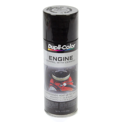 Dupli-Color Engine Enamel Paint with Ceramic, Gloss Black
